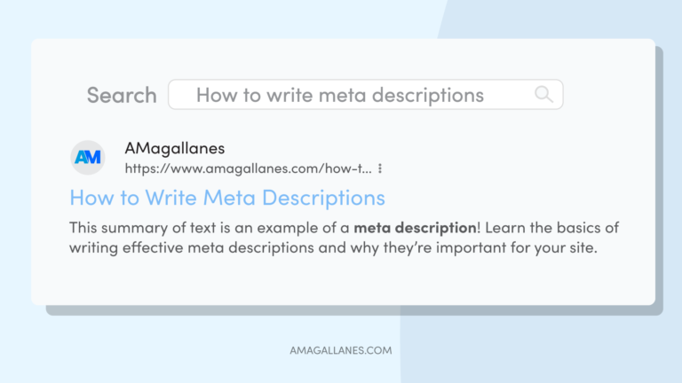 How to Write Meta Descriptions