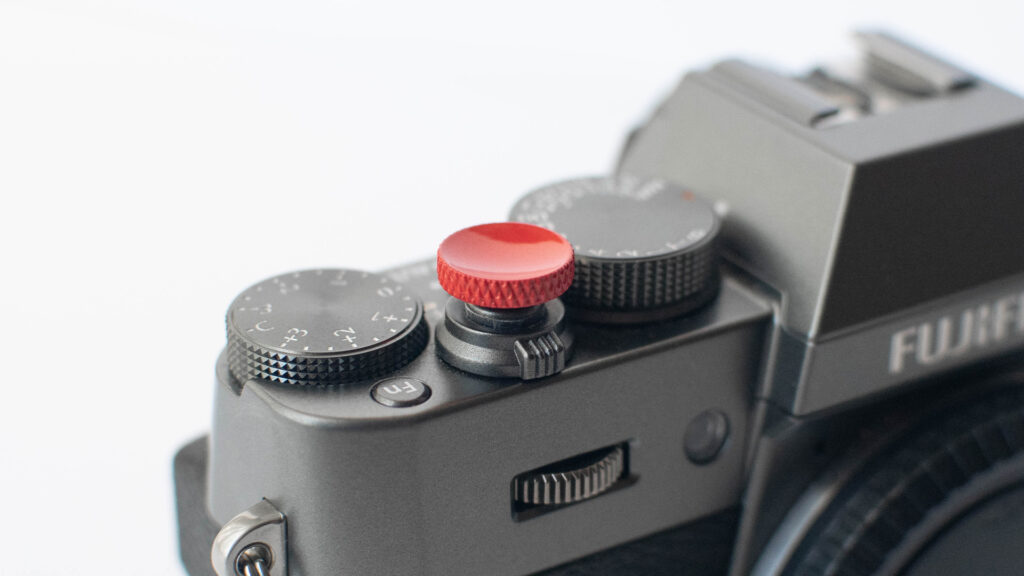 Fujifilm XT30 shutter release button